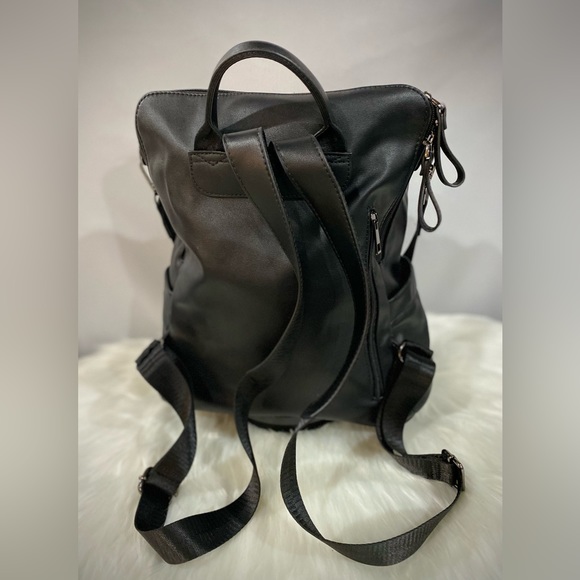 Black Backpack Purse - Picture 2 of 7